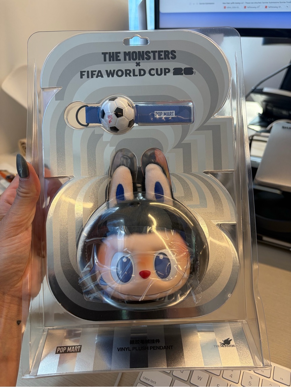 The Monsters FIFA World Cup Vinyl Plush Pendant – limited edition